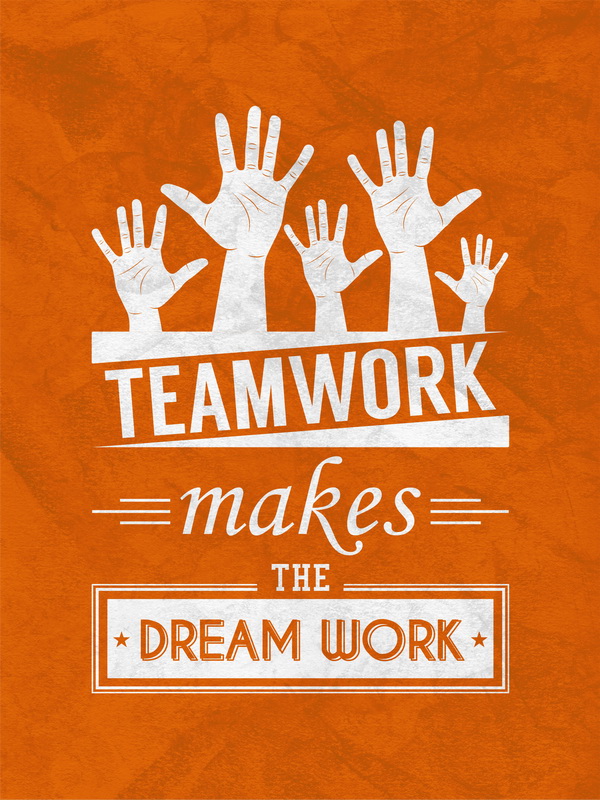 Art Prints :: Art Prints 30x40cm :: Motivation :: Teamwork Makes The ...