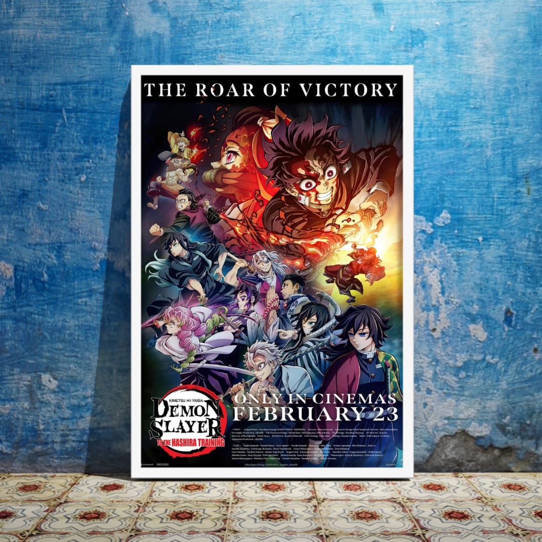Original Posters Animation Demon Slayer Kimetsu No Yaiba To
