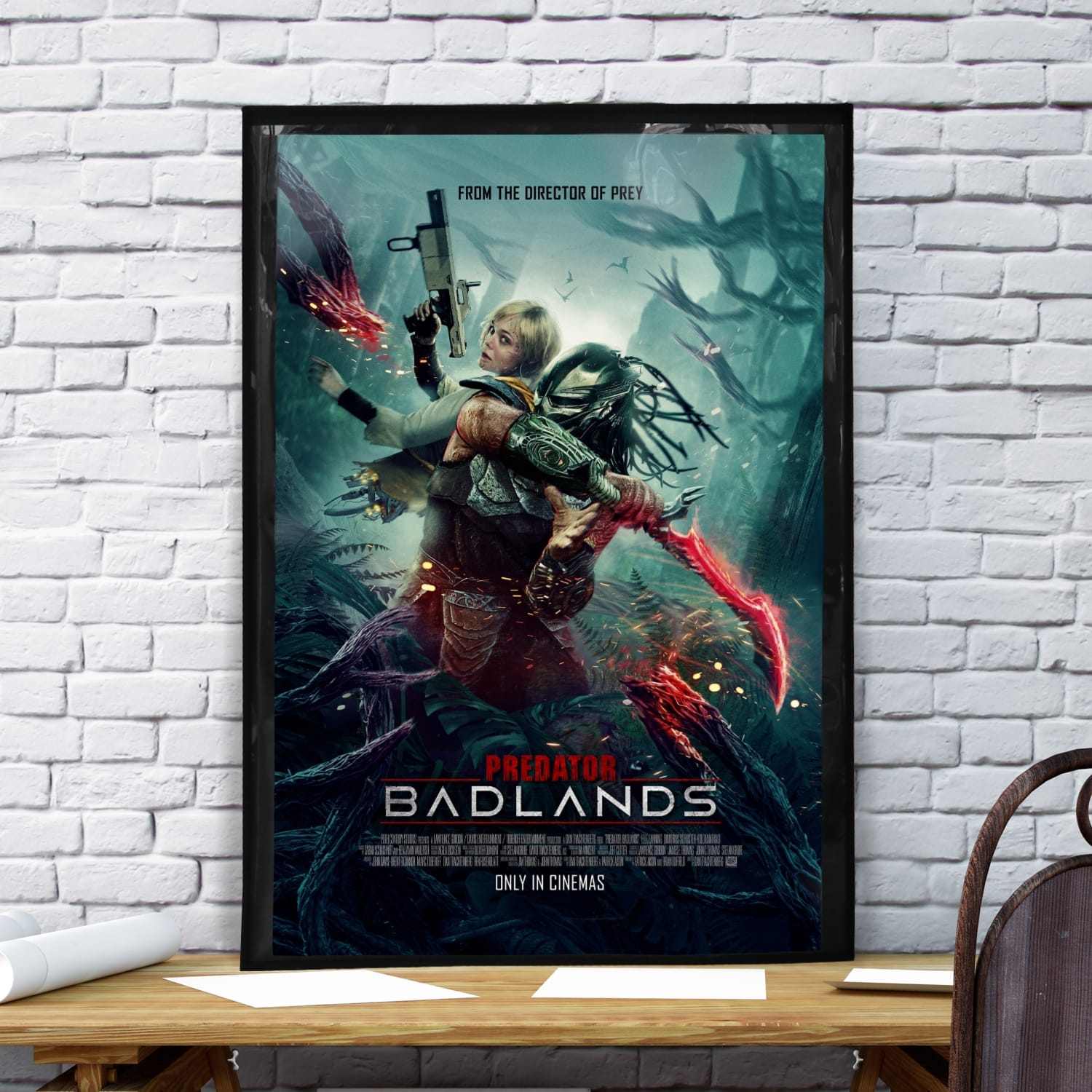 Poster Predator Badlands – Impression Cinématographique 30 X 40 Cm, Papier Brillant 200 G/m², Livré Roulé, Idéal Pour Décoration Murale - 8