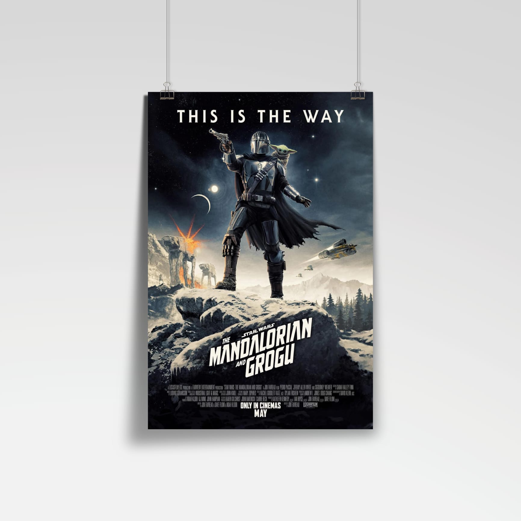 Original Posters :: Star Wars :: The Mandalorian and Grogu - Poster Hub